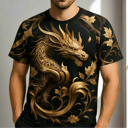 Dragon 3D Casual Tee